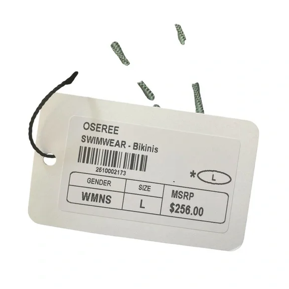 Oséree Lumière Aqua String Bikini Swim Bottoms - Picture 5 of 5